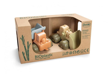 Dantoy - Speelgoed bouwvoertuigen BIOplastic sugarcane - set van 2